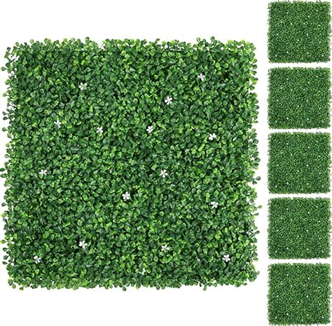 Amazon Yaheetech Pcs X Inch Artificial Boxwood Panels W