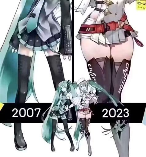 Los Muslos De Hatsune Miku Ahora Son El Doble De Jugosos Kudasai