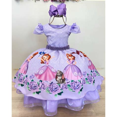 Vestido Princesa Sofia Original - Vestido Princesa Sofia | Elo7 Produtos Especiais