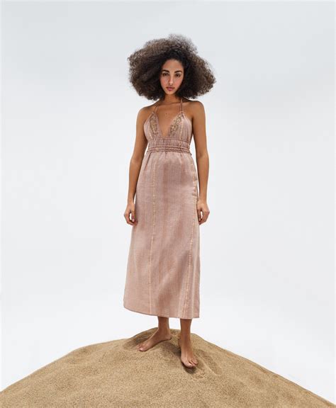 Ripley VESTIDO LARGO MUJER INDEX NUDE EBRILLAR