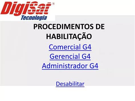 PPT PROCEDIMENTOS DE HABILITAÇÃO PowerPoint Presentation free