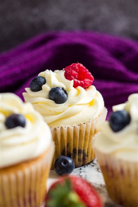 Summer Berry Cupcakes Marsha S Baking Addiction