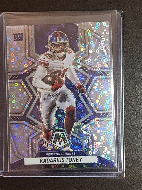 Panini Mosaic Kadarius Toney Silver Disco Prizm Ebay