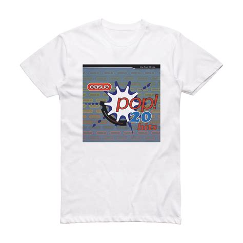Erasure Pop The First 20 Hits Album Cover T Shirt White Album Cover T
