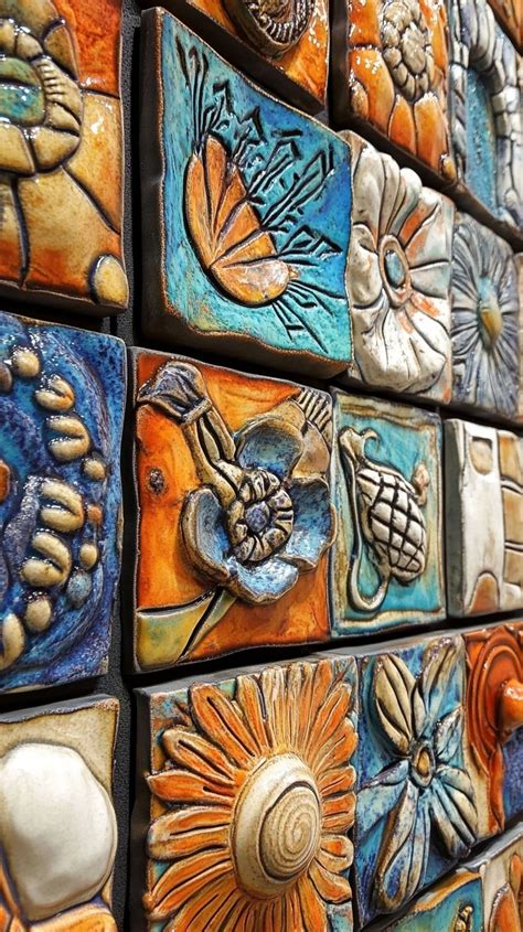 clay tile ideas   clay tiles tile art ceramic art