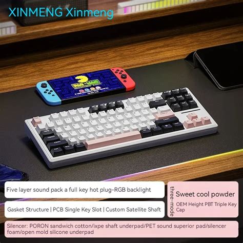 Xinmeng M Pro Mechanical Keyboard Tkl Hot Swap Gasket