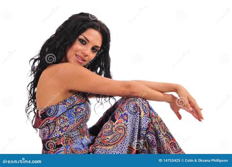 Sexy Brunette Stock Afbeelding Image Of Wijfje Kaukasisch