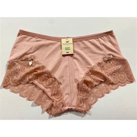 Kit C Shorts Renda Confort Vel Sexy Lingerie Ideal Para Revenda Shopee Brasil