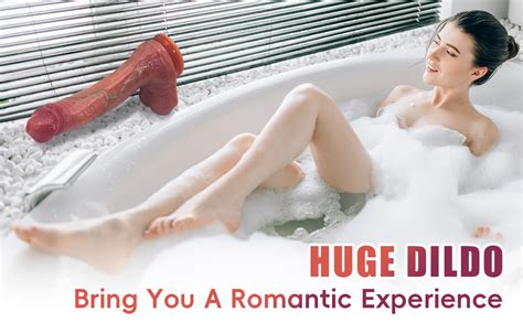 Amazon Inch Huge Flesh Lifelike Dildo Soft Thick Liquid Silicone With Strong Suction