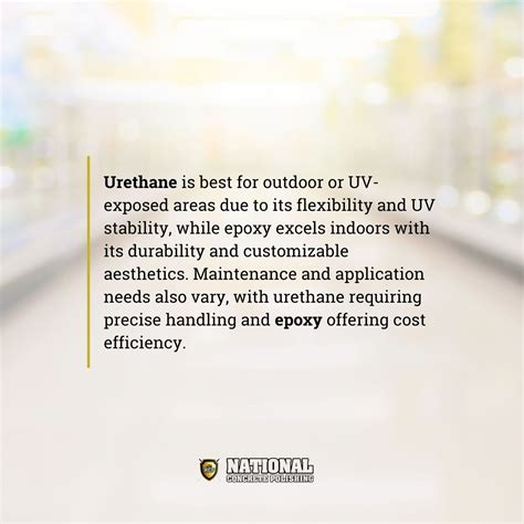 Urethane vs Epoxy Floor Coating: A Detailed Guide - National Concrete