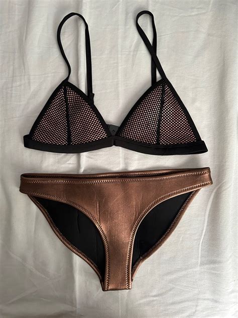 Triangl Neoprene Bikini Women S Fashion Swimwear Bikinis Swimsuits On Carousell