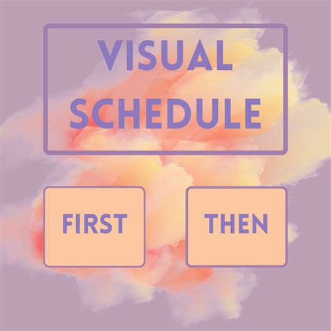 Printable Visual Schedule for Autism, Visual Schedule for Students ...