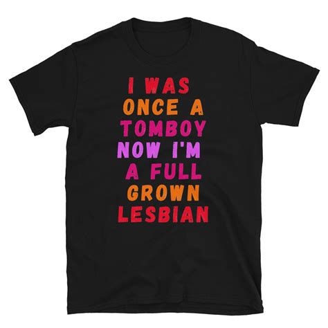 Tomboy Lesbian Pride Shirt Butch Femme Dyke Wear LGBTQ Queer Etsy