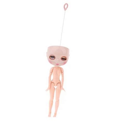 Maxbell Normal Skin 19 Joints Nude Body Head Faceplate Eye Mechanism Doll Set For 12inch RBL