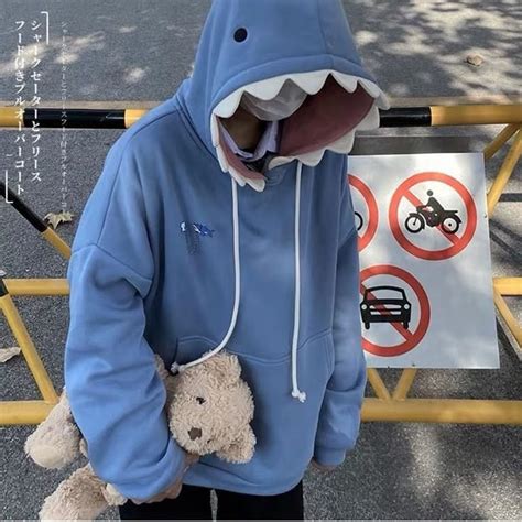 Funny Kawaii Shark Hoodies 멋진 의상 의상 코디 옷