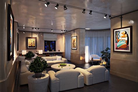 Трековый свет в интерьере - 38 фото