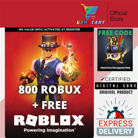 ROBLOX 800 Robox with CODE | Lazada PH