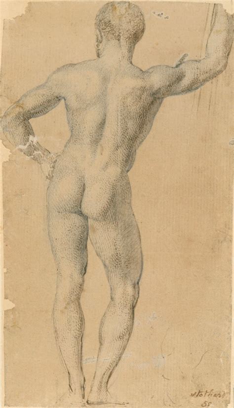Standing Male Nude Viewed From The Back Works Of Art RA Collection Royal Academy Of Arts