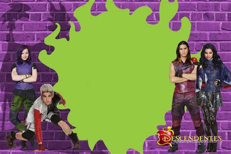 Kit Festa Descendentes Disney Para Imprimir Gratuito Convites