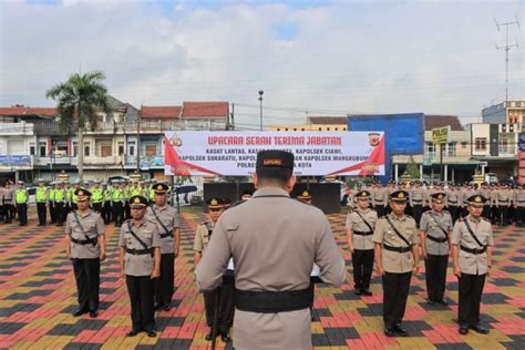 Kapolres Tasikmalaya Kota Pimpin Sertijab Kasat Lantas Kasat Samapta