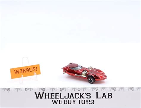 Twinmill Spectraflame Red 1969 Redline Hot Wheels Mattel Vintage Redline RL Wheeljack S Lab
