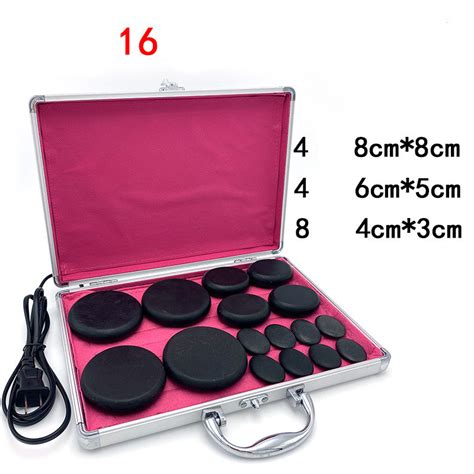 NEVIS Pcs Hot Stone Massage Set Oil Nassage Energy Stone Set For Massage Spa Salon Electric