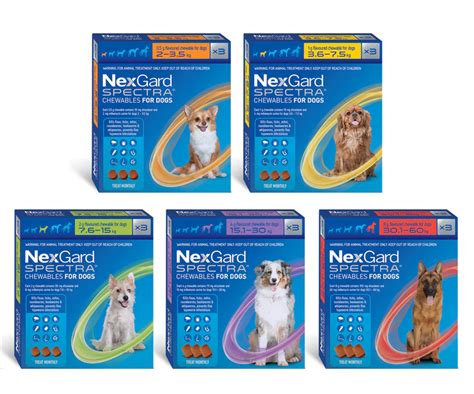 Nexgard Spectra Dog Flea Tick Worm Treatment 30-60kg PetPost AU PetPost ...