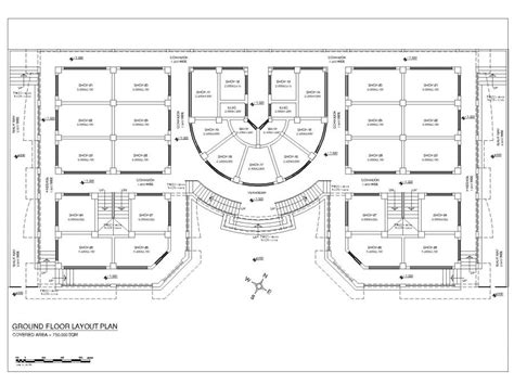 Shopping Mall Design Ksa Project Layout Plans Dwg 16 Thousands Of