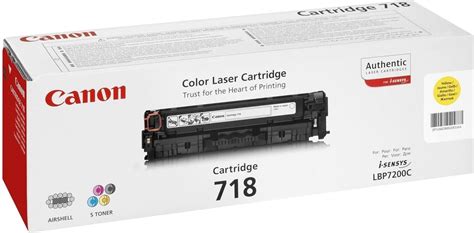 Canon 718 Y au meilleur prix sur idealo.fr