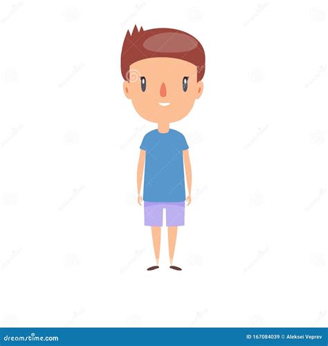 Petit Enfant De Sourire Tudiant Gay D Cole Primaire Personnage De Dessin Anim D L Ve De