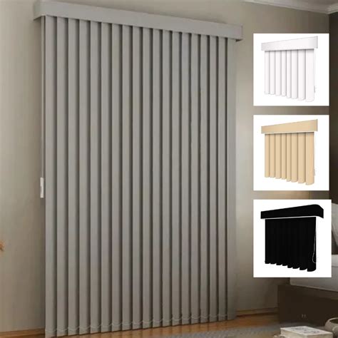 Persiana Vertical Para Quarto - Cortina Persiana Vertical Tecido Cinza Bege Branca Preta Quarto Sala ...