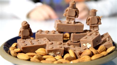 LEGO Chocolate Bricks and LEGO Figures made of Kinder Chocolate - YouTube