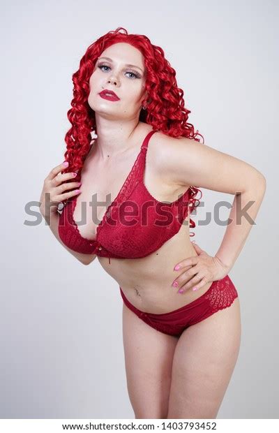 Sexy Hot Curvy Girl Red Curly Stock Photo 1403793452 Shutterstock