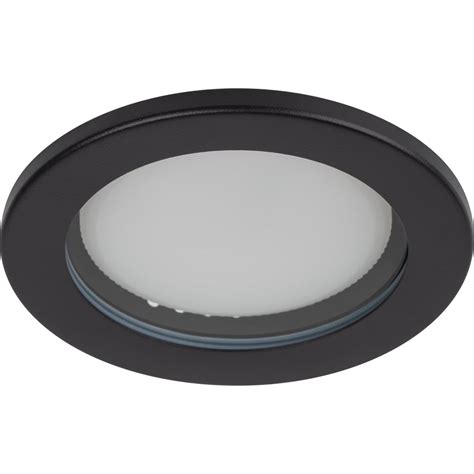 Влагозащищенный встраиваемый светильник ЭРА KL95 SBK GX53, IP44, черный ...