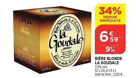 Promo Bi Re Blonde La Goudale Remise Imm Diate Chez Bi Icatalogue Fr