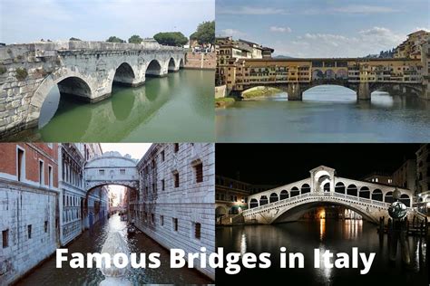 Bridges In Italy 10 Most Famous Artst