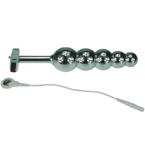 G Electro Shock Metal Ball Anal Plug Parts Steel Electric Butt Sex Toys Medical Themed