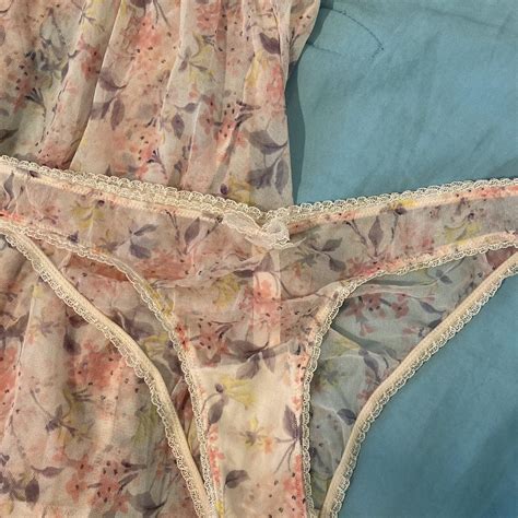 Floral Nightie Lingerie Set By Victorias Secret Depop