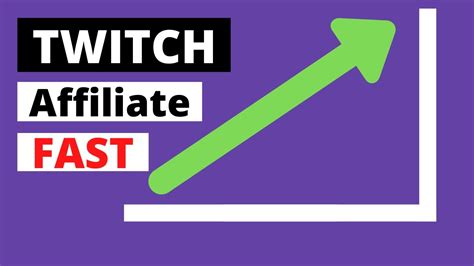 How To Become A Twitch Affiliate Fast Youtube