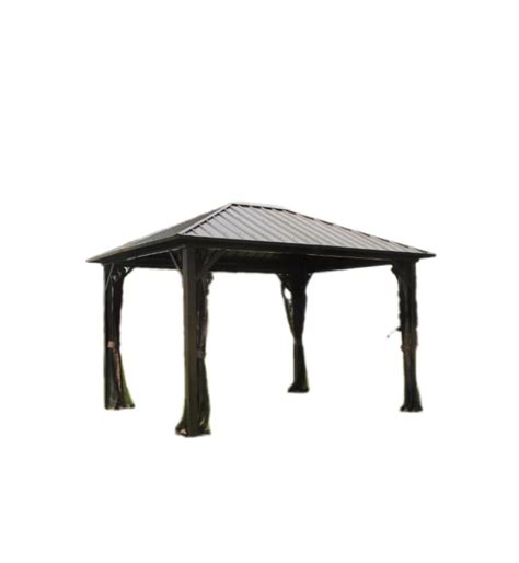 3x3x275m Pergola Metal Outdoor Gazebo For Garden Supplies Garden Line