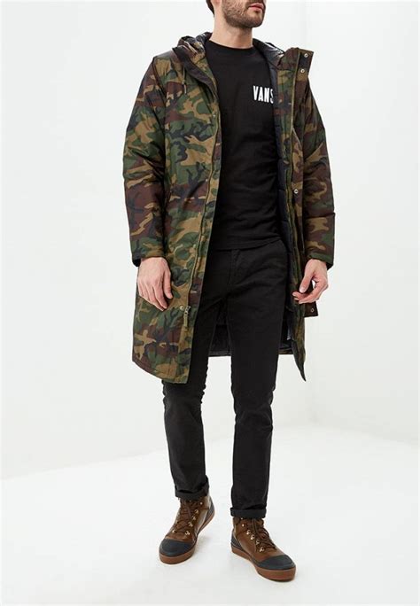 Куртка утепленная Vans, цвет: хаки, VA984EMCAKC8 — купить в интернет ...