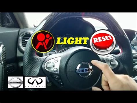 How To Turn Off Airbag Light On Nissan Rogue Shelly Lighting