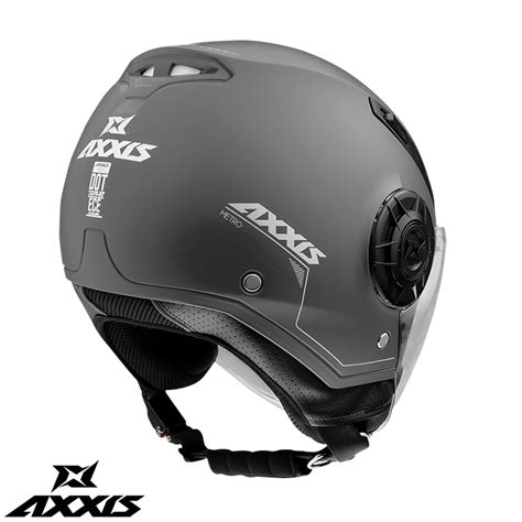 Casca Axxis Model Metro A2 Titanium Mat Open Face E Scutere Ro