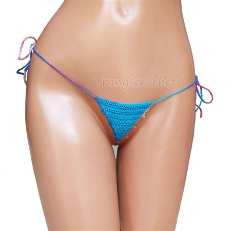 Crochet Extreme Micro Bikini G String Bikini Extreme Tiny Bikini Nude Bikini Erotic Bikini