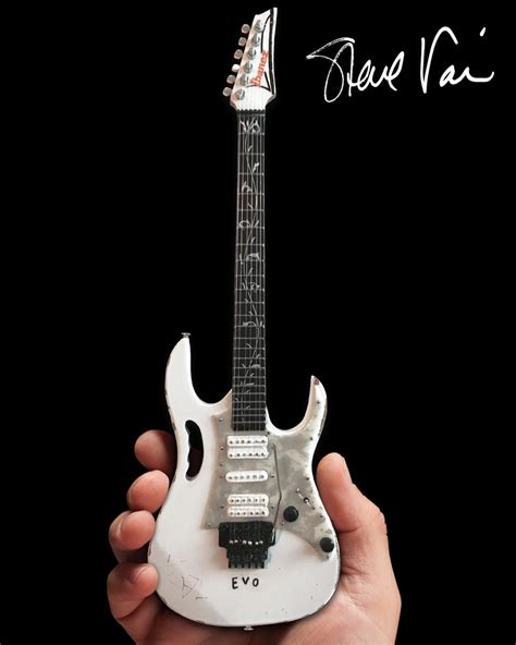 Steve Vai Vintage Ibanez Jem Evo Mini Guitar Replica Tribute Axe