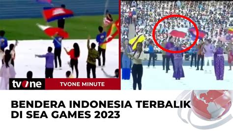 Bendera Indonesia Dikibarkan Terbalik Di SEA Games 2023 Kamboja Minta