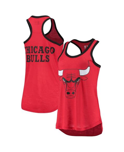 Купить Джерси Женская майка Red Chicago Bulls Showdown Burnout G-III ...