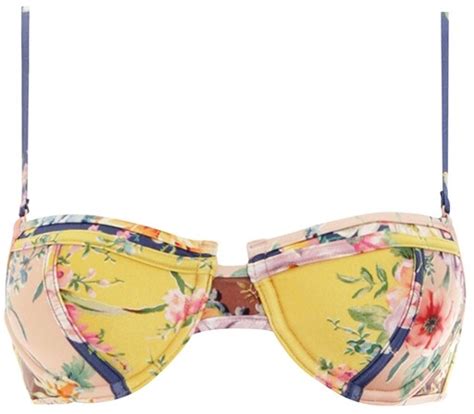 Zimmermann Zinnia Balcony Bikini Bra ShopStyle Two Piece
