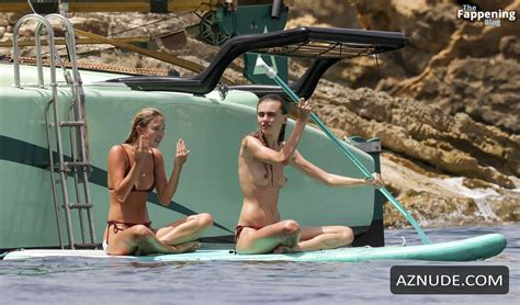 Lila Grace Moss Sexy Spotted Showing Off Her Hot Bikini Body In Ibiza AZNude