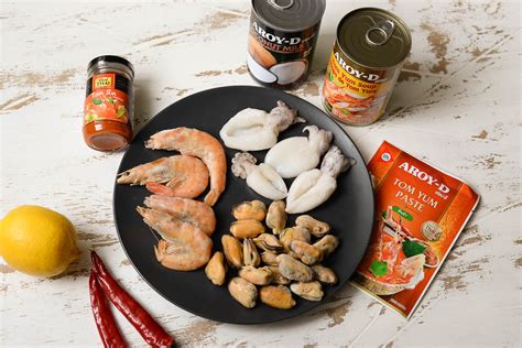 Набор морепродуктов для супа Том-Ям (300 гр)